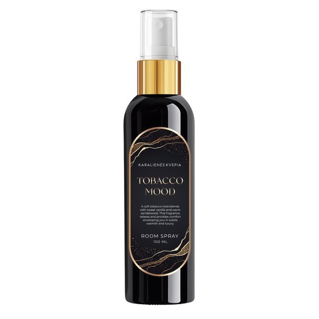 TOBACCO MOOD KARALIENĖS KVEPIA PURŠKIAMAS NAMŲ KVAPAS 100ML  TOBACCO MOOD KARALIENĖS KVEPIA PURŠKIAMAS NAMŲ KVAPAS 100ML