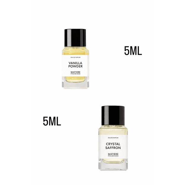 Matiere Premiere Crystal Saffron EDP 5ML + Matiere Premiere Vanilla Powder EDP 5ML Matiere Premiere Crystal Saffron EDP 5ML + Matiere Premiere Vanilla Powder EDP 5ML