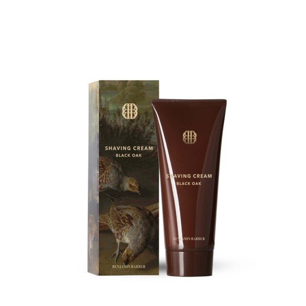 BENJAMIN BARBER skutimosi kremas „Black Oak“ 100 ml