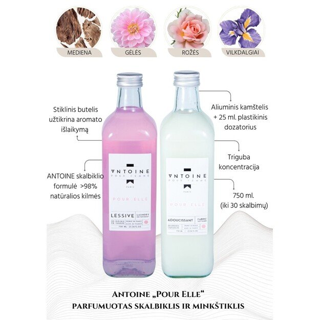 ANTOINE Skalbiklis „Pour Elle“ 750 ml 2