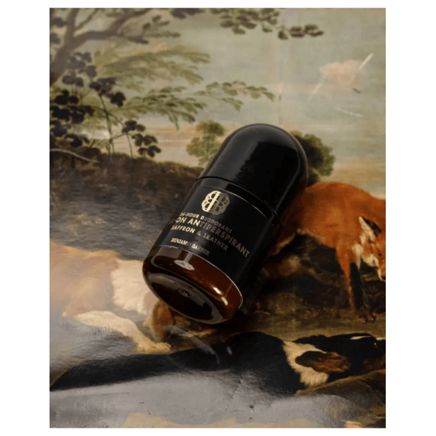 BENJAMIN BARBER antiperspirantas „Saffron&Leather“ 75 ml