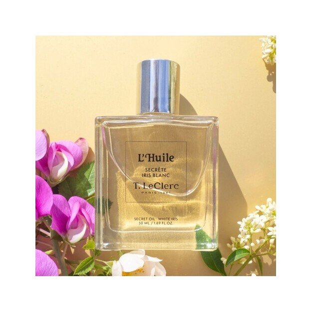T.LECLERC sausas aliejus „WHITE IRIS SECRET OIL “ 50 ml