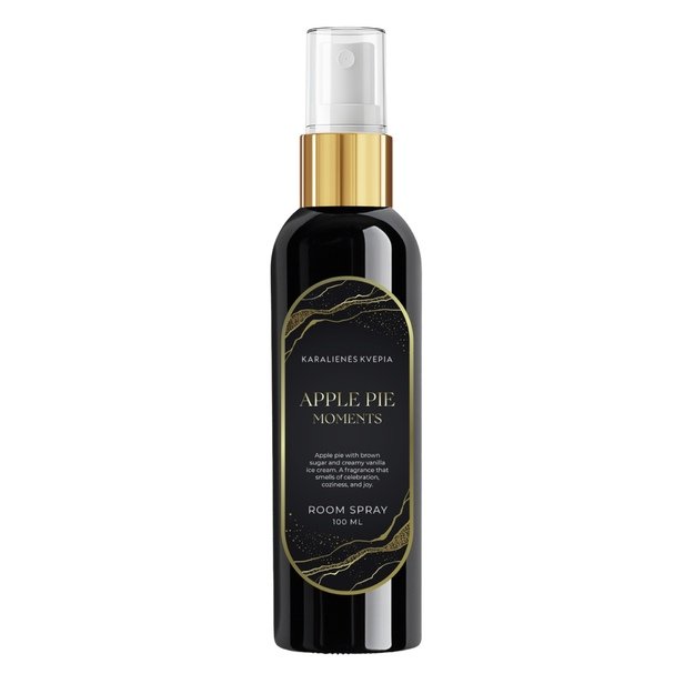 APPLE PIE MOMENTS KARALIENĖS KVEPIA PURŠKIAMAS NAMŲ KVAPAS 100ML APPLE PIE MOMENTS KARALIENĖS KVEPIA PURŠKIAMAS NAMŲ KVAPAS 100ML