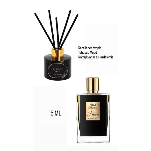 Tabacco Mood Namų kvapas su lazdelėmis + Kilian Black Phantom 5ML