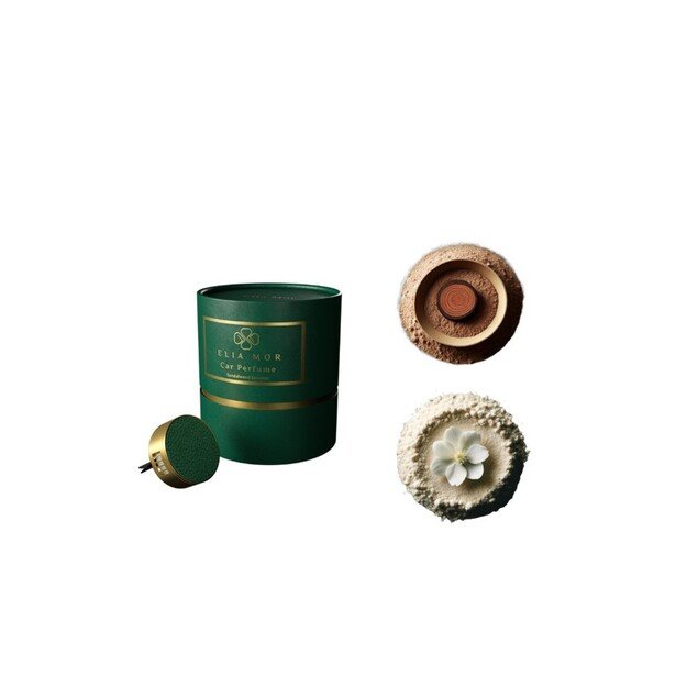 ELIA MOR automobilio kvapas + 2 vnt kvapnių plokštelių „Main Set Sandalwood Jasmine“ 3